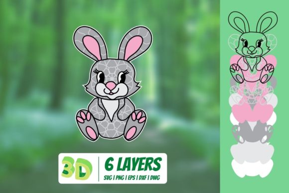 3D Bunny SVG