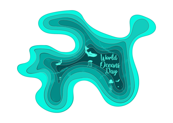 3d Layered Papers Style World Ocean Day: A Creative Approach to Global Conservation