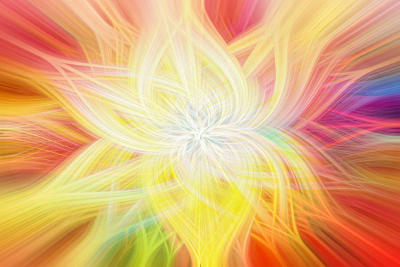 Abstract Twisted 3D Lines Background