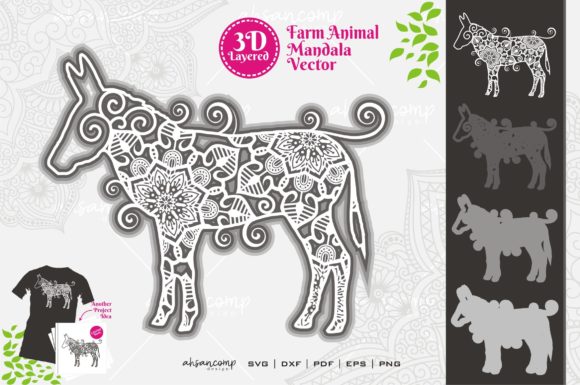 Farm Animal Mandala SVG 3D Layered 9: A Practical Guide to Digital Design Success