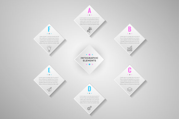 Modern List Infographics Design Template