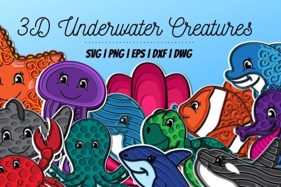 The Rising Tide of Digital Craft: Leveraging the 3D Underwater Creatures SVG Bundle for Modern Design Workflows