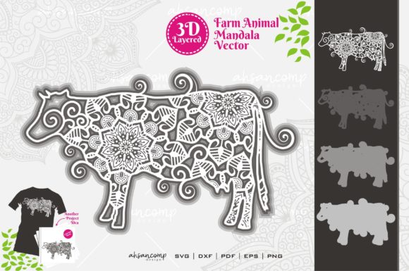 Unlocking Creativity with Farm Animal Mandala SVG 3D Layered 2: A Comprehensive Guide to Digital Crafting