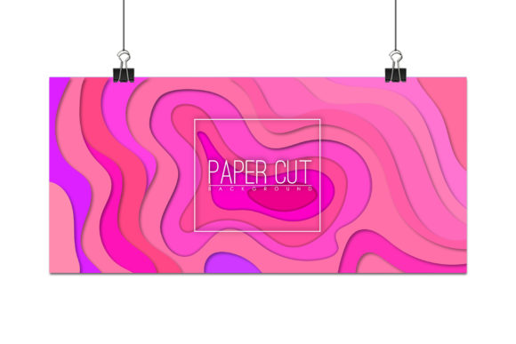 Vector Pink Paper Cut Background Design: Strategic Applications for Modern Branding