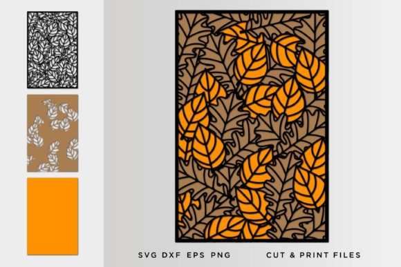 Wall Art 3D, Leaves SVG, File for Cricut: Elevating Home Decor with Precision Digital Cutting